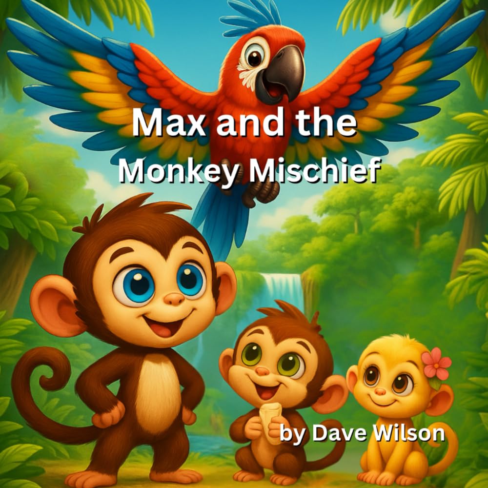 Cover of Max and the Monkey Mischief by Dave Wilson