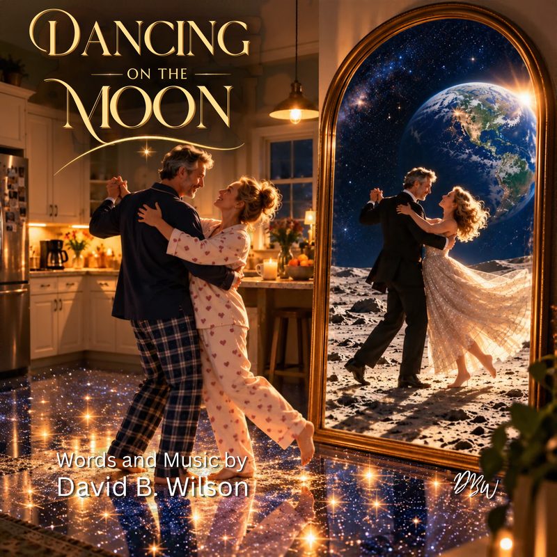 Cover art for “Dancing on the Moon” by David B. Wilson